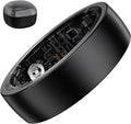 S SECRETTOP Smart Ring Health Tracker for Men Women - Sleep Tracker with Heart Rate, SpO2, Smart Health Ring for Women Men with Step Counting, IP68 Waterproof (Black 8)