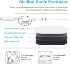 OSITO TENS Unit Muscle Stimulator (FSA or HSA Eligible) Rechargeable Electronic Pulse Massager with 4 Reusable Pads - Pain Relief Therapy Machine with Dual Channel 25 Modes