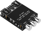 ZK-1002T Bluetooth Amplifier Board 2.0CH 100W*2 Mini Audio AMP with Treble and Bass Control, BT and AUX Inputs, DC 9-24V Stereo AMP Module for Home Speakers, Update Version APP Control