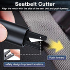 MOTORBUDDY Car Window Breaker Tool, 2-in-1 Window Breaker Seatbelt Cutter, Emergency Glass Breaker and Spring Loaded Auto Escape Tool，Car Accessories