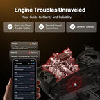 TOPDON Carpal OBD2 Scanner Bluetooth - Scanner for Car, AI-Assisted All System Diagnostic Tool for iOS & Android, Vehicle Health Check, 6 Maintenance Services, Smog Check, Repair Guide