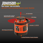 Johnson Level & Tool 40-6517 Self-Leveling Rotary Laser System, 29 x 7", Red, 1 Kit