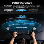 KOORUI 32 inch Curved Gaming Monitor, QHD (2560 x 1440) 2K 170Hz 144Hz Monitor, 1ms 1500R Display, 90% DCI-P3, Adaptive Sync, Tilt Adjustable, VESA Compatible, DisplayPort HDMI, Black