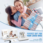 Bed Vacuum Cleaner Mattress Vacuum Cleaner,16Kpa Powerful Handheld Vacuums with UV-C Light & Double Dust Cup & High Heating & Ultrasonic & Anion for Bed Sofa