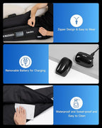 beoka Leg Massager for Circulation and Pain Relief, Leg Recovery System for Fast Recovery, Cordless Air Compression Boots with 3 Modes 5 Intensities for Athletes Runners and Travelers-L