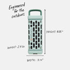 Turtlebox Ranger: Loud! Outdoor Portable Bluetooth 5.4 Speaker | Rugged, Waterproof, Ultra-Portable | Plays to 105db, Deep Bass, Shockproof, Unlimited Pairing for Full Stereo Experience, River Rock