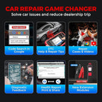 LAUNCH OBD2 Scanner CRP123I V3.0 Elite,2026 Lifetime Free Update Engine ABS SRS Transmission Scan Tool, Oil/Throttle/SAS/EPB/DPF/BMS Reset/ABS Bleeding Car Scanner,FCA SGW, CANFD & DoIP,Battery Test