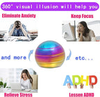Desk-Fidget-Toys for Kinetic-Toy: Cool-Gadgets Cool-Stuff for Adults Kids Teens, Spinning Up to 180 Seconds, Stress Relief Toy for Optical-Illusion Gift for Office School Home Women Men