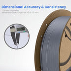 ELEGOO PLA Filament 1.75mm White 2KG, 3D Printer Filament Dimensional Accuracy +/- 0.02mm, 2 Pack 1kg Cardboard Spool(2.2lbs) 3D Printing Filament Fits for Most FDM 3D Printers