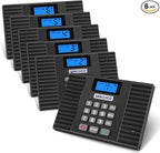 SANZUCO Intercoms Wireless for Home 60D, 2025 Hands Free Intercom Long Range, Clear Sound Wireless Intercom System for House, 18 Channels Two Way Real Time Intercom System for Business Office