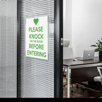 Dingelex Acrylic 8.5x11 Horizontal Sign Holder, Clear Plastic Wall Mount, 12 Pack, No Drilling, Landscape