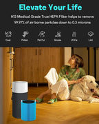 Leemone Blue Pure 411 Series AllergenBlock Filter Compatible with Blueair Blue Pure 411, 411 Auto, 411+ Air Purifier, 2 Pack