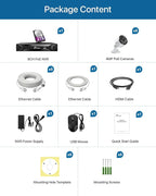 Loocam 8CH PoE Security Camera System 2TB HDD, 4MP Wired Bullet PoE IP Cameras, Person Vehicle Detection, 5MP NVR 24/7 Recording CCTV Home Surveillance Outdoor Indoor, Remote Access, Night Vision