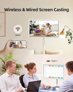 KTC 27 Inch Portable TV Monitor - 1080P Touch Screen Gaming Computer Monitor, 60Hz, Bulit-in Camera, Compatible with Google TV, 4000:1 Contrast, 9500mAh Battery, Tilt/Swivel/Pivot/Height Adjustment