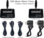 ENSIGEAR Wireless IR Repeater Kit, Infrared Remote Control Extender, Infrared Remote Control Wireless Connection Device. (Transmitter + Receiver)