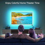 Led Lights for TV 82 85 86 90 95 Inches,21Ft TV Led Backlight for TV Home Theater Ambient Lighting Gaming Decor, Room Decor,Easy-Bending Design TV Lights, USB Powered TV Lights