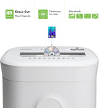 Aurora AU1802XA Anti-Jam 18-Sheet Crosscut Paper and CD/Credit Card Shredder/ 6-Gallon Pullout Basket / 60 Minutes Run Time