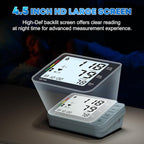 Double love Blood Pressure Monitors for Home Use with 2 Size Cuff (8.7-16.5'' & 15-21.7'' Extra Large Blood Pressure Cuff), 2x120 Memory, with USB Cable and 4 aa Batteries(Blue)