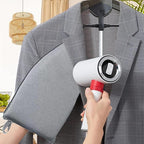 FujDun Garment Steamer Stand for Clothes - Steam Rack & Stand - Grey Ironing Gloves, Handheld Steamer Hanger - Adjustable Handheld Ironing Clothes Hanger - Universal Steam Iron Accessory Holder