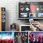 ZK-502T Power Amp Bluetooth 5.0 Audio Amplifiers Board 2.0 Channel 50W+50W AUX BT DC12-24V Mini Stereo Amplifier Module with Treble and Bass for DIY Home Speakers
