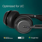EPOS Impact 1060T ANC Adaptive Noise Cancelling Wireless Headset for PC with Active Noise Cancellation, EPOS AI™ Mic, Super Wideband Audio, Bluetooth, Wireless Charging, Microsoft Teams Certified