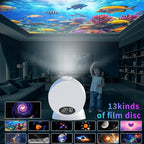 Rusoso Galaxy Projector, Planetarium Star Projector for Bedroom,13 in 1 Film Discs 4K HD Night Light,for Space for Kids Adults Bedroom Decor Birthday Gift,Christmas Gifts for Adults