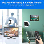 Suprlipy 10 inch FHD Small IPS Monitor LCD Display Screen 1920x1200 60Hz 16:10 with BNC VGA AV Input Built-in Lounspeakers for CCTV Security Camera DVR PC STB Game Console