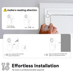 Freezer Door Alarm with Delay When Left Open, Door Chime Window Open Alarm Close Doors Reminder Loud 120 dB for Home, Store, Office, School
