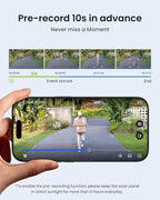 REOLINK Altas PT Ultra Black - 4K Solar Security Cameras Wireless Outdoor, 500 Days Battery Life, ColorX Night Vision, 360° Pan Tilt Auto Tracking, Dual-Band Wi-Fi 6 Cameras for Home Security