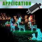 SIGANDG 30V 6W LED Transformer Replacement Class 2 Power Supply for Christmas String Light Inflatable Decorations LED Controller IP44 Waterproof Low Voltage