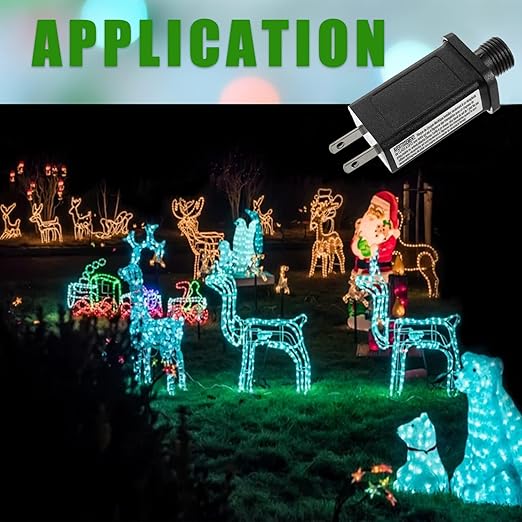 SIGANDG 24V 7.2W LED Transformer Replacement Class 2 Power Supply for Christmas String Light Inflatable Decorations LED Controller IP44 Waterproof Low Voltage