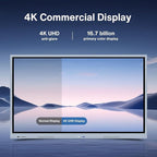 JYXCN Smart Board Collaboration Hub, 55" Digital Interactive Whiteboard Display with 4K Touchscreen, Dual System, Electronic Smartboard for Classroom Office Home(Wall Mount Included)