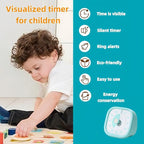Visual Timer for Kids - 60 Minute Visual Kids Timer for Classroom Home Office, Countdown Timer for Cooking Teaching Working Meeting (Blue)