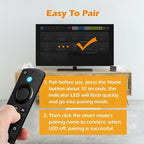 Replacement Voice Remote Control Fit for Fire Smart TV Stick(HD/4K Max/4K/Lite), TV Cube, Smart TV (3rd Gen, Pendant Design) for Samsung-TCL Smart TVs, Not for Roku