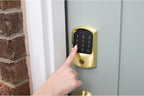 Schlage BE489WB-GRW Encode WiFi Enabled Electronic Keypad Deadbolt with Greenwich Trim - Satin Brass