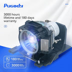 Pugody Quality DT00891 Replacement Projector Lamp Bulb for Hitachi CP-A100 ED-A100 ED-A110 CP-A101 CP-A100 CP-A100J CP-A101 ED-A100 ED-A100J ED-A110 ED-A110J HCP-A7 HCP-A8 ED-A6/A7 with Housing