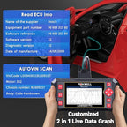 2026 FOXWELL Car Scanner NT604, 4 System OBD2 Scanner Diagnostic Tool, Check Engine Code Reader for Cars and Trucks, ABS/Airbag/Transmission Diagnostic Scanner for All Vehicles, English & Spanish Ver.
