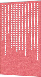 Escape Acoustic Wall Art | Matrix Design | Suspended Sound Proofing Panels | Eco-Friendly Recycled Material | 4X7 | Dark Blue