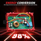 Universal 36V 48V to 12V Golf Cart Voltage Reducer DC Converter, 30A 360W DC Step Down Transformer with Fuse, Voltage Regulator for Club Car EZGO Yamaha