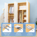 Jiayi Push Catch Metal Heavy Duty 4 Pack Double Push to Open Door Latch Touch Latches Kitchen Door Push Release Latch for Drawer Closure Door Catches Double Push Open Cabinet Hardware