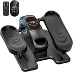 2025 New Under Desk Elliptical Machine,Portable Seated Pedal Exercise Machine for Seniors, 12 Adjustable Speed Elipse Leg Exerciser with Remote Control,Quiet Foot Exercise Machine for Home Office