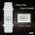 Master Power Window Switch Driver Side- 8Pins + 3Pins - Compatible with 2011 2012 2013 Dodge Durango Window Control Switch Replaces 68086693AC 68086693AD 68086693AE