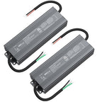 EMITEVER Triac Dimmable LED Driver,2 Packs 120W Power Supply,AC 120V to DC 24V Transformer,Compatible with Lutron and Leviton Dimmers,for LED Lighting,Class 2,ETL Certified,Waterproof IP66