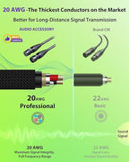 XLR Cables 250ft 1 Pack, Professional Gold-Plated Rean Connectors from Neutrik, Kevlar-Reinforced Nylon Braided Microphone Cable, Mic Cable, Durable Shielded and Balanced XLR Male to Female Cord