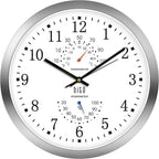 HITO 14 Inch Silent Wall Clock Battery Operated, Large Wall Clock for Living Room Decor, Office, Classroom, Bedroom