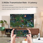 PeakDo Wireless HDMI Transmitter and Receiver 4K@30Hz,0 Latency Wireless HDMI 4K Kit,100ft HDMI Wireless,Wireless HDMI Extender for Streaming Video/Audio to TV/Monitor from Laptop,PC,PS5,Xbox,Camera