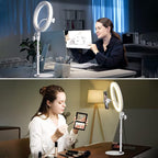 Ring Light with Stand, Zoom Lighting for Computer Video Conference, Video Calls, Home Office, Lighting for Video Recording
