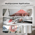 Hapippofa Alarm System for Home Security,WiFi/4G Home Alarm System with DIY,Remote Control App Alert Door Window Sensor Motion Detection No Monthly Fee Compatible with Alexa & Google