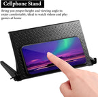 Jetec 3 Pieces Screen Top Shelf TV Top Storage Bracket 2-leg Adjustable Monitor Shelf for Cellphone Stand Media Boxes Router Game Console and Home Decoration Supplies(8.5 x 4.5 Inches)