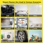 2026 New 3 Level Adjustable Pressurized Handheld Steam Cleaner for Home, 10s Heat-Up Handheld Steamer for Cleaning, 1.6 Qt Tank Portable Steam Cleaner Handheld for Car,Grout,Tile,Couch,Floor